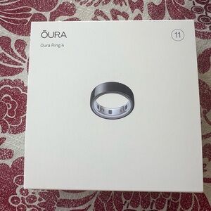 Oura Ring 4 Black Boxed Wellness Smart Ring Packaging